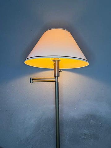 Pale lluminacion - Staande lamp - Messing, Textiel - Een