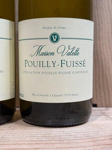 2023 Domaine Valette - Pouilly Fuissé - 2 Bouteilles (0,75