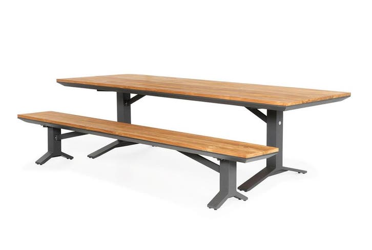 Suns Stockholm eetset 220 x 100 cm SALE |, Tuin en Terras, Tuinsets en Loungesets