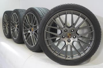 Porsche Cayenne E3 21 inch velgen Pirelli Winterbanden Origi, Ophalen of Verzenden
