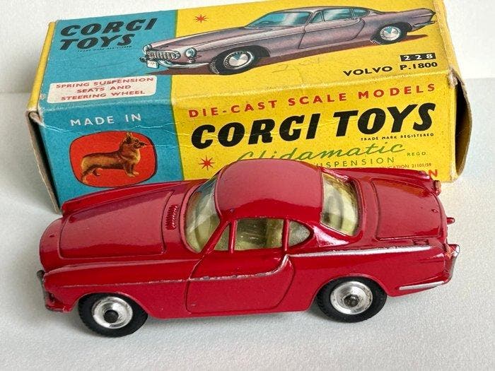 Corgi 1:43 - Modelauto - Volvo P.1800 - Zeer bijna, Hobby en Vrije tijd, Modelauto's | 1:5 tot 1:12