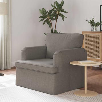 vidaXL bank / zetel Taupe 84 x 80 x 85 cm Stof, Verzenden, Nieuw