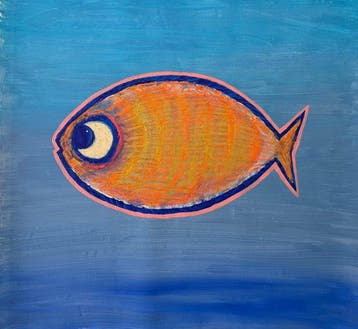 Denis Kuvayev (1971) - Goldfish on the bottom - XL