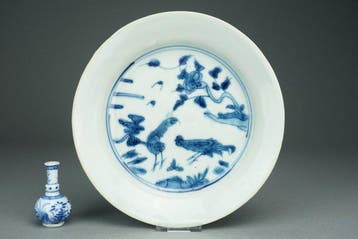Roosters () gongji - Porselein - Swatow-ware - China -