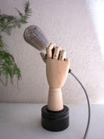 Caroline Schilling - Lamp - Staal, Hout, Glas, Textiel -