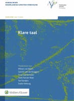 Klare taal / Handelingen Nederlandse Juristen-Vereniging /, Boeken, Verzenden, Zo goed als nieuw, Willem Van Boom