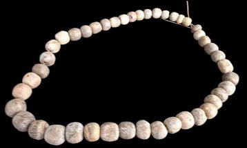 prehistorisch Been Mammoet kralenketting - 60 cm (Zonder
