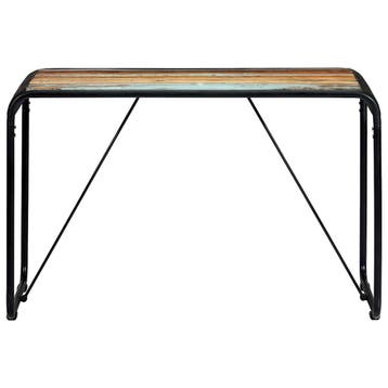 vidaXL Eettafel 118x60x76 cm massief gerecycled hout, Verzenden, Nieuw