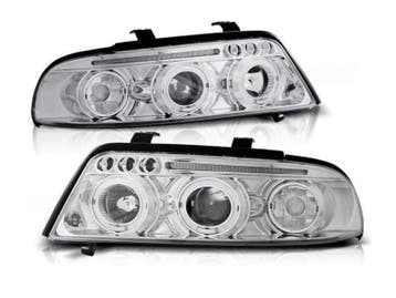 Angel Eyes koplampen Chrome geschikt voor Audi A4, Verzenden