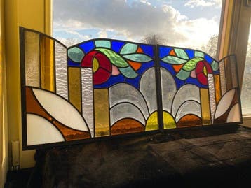 Art déco Vitrail (2) - 1920-1930, Antiek en Kunst