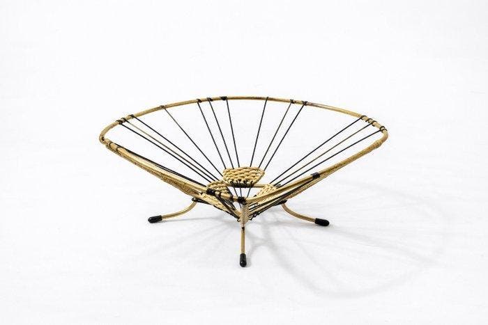 Epergne - Messing, Metaal, Plastic - Een fruitmand in, Antiquités & Art, Art | Objets design