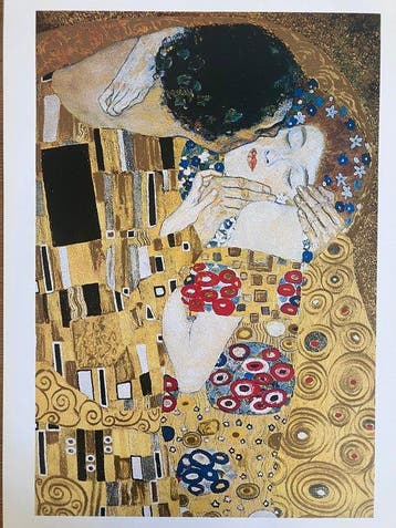 Gustav Klimt (after) - The Kiss