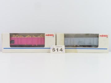 Märklin H0 - 4689/4718 - Modeltrein goederenwagon (2) - 2, Nieuw