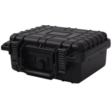 vidaXL Beschermende materiaalkoffer 27x24,6x12,4 cm zwart, Verzenden, Nieuw