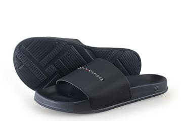 Tommy Hilfiger Slippers in maat 41 Zwart, Kleding | Heren, Slippers, Verzenden, Zwart, Tommy Hilfiger