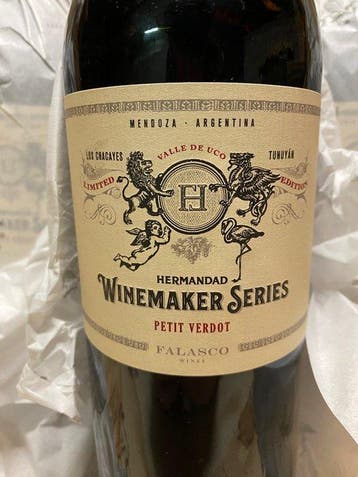 2019 Hermandad Winemaker Series Single Vineyard Petit Verdot, Nieuw