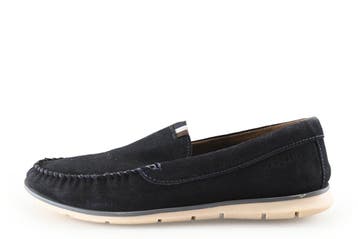Bugatti Instappers in maat 42 Blauw, Kleding | Heren, Schoenen, Bugatti, Overige typen, Zo goed als nieuw, Verzenden