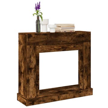 vidaXL Haardombouw 100x30x87,5 cm bewerkt hout gerookt, Verzenden