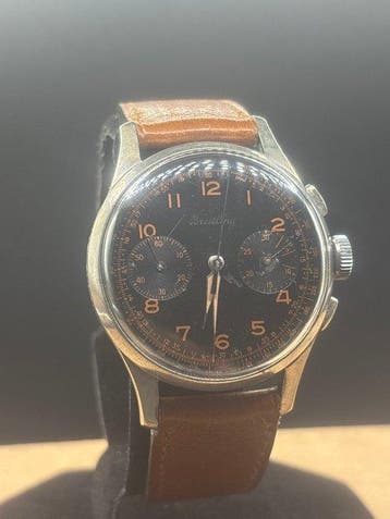 Breitling - Chronograph Bi-Compax - Ref. 1188 - Cal. Venus, Nieuw