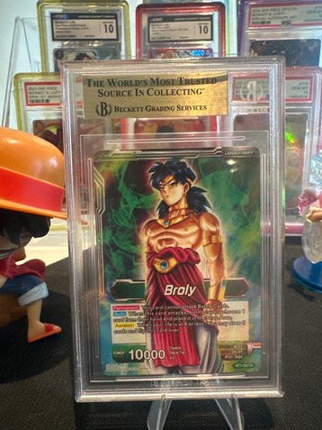 Bandai - 2 Graded card - Dragon Ball - Broly BT1-057 Foil,