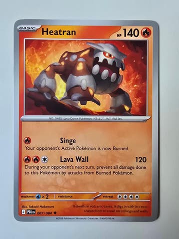HEATRAN (PITCH BLACK 007/084) (TRADING CARD), Gebruikt