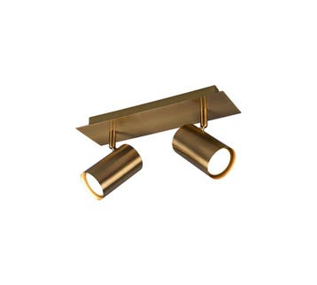 Trio MARLEY plafondspot | GU10 Fitting | oud brons | 30 x 9, Verzenden, Nieuw