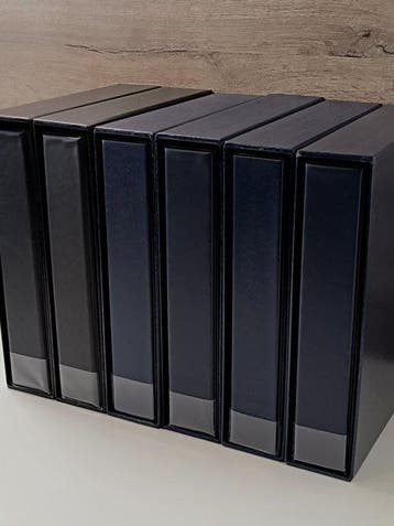 Accessoires - 6 Safe albums 4 rings met cassette, Gestempeld