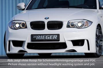Rieger voorbumper | 1er E82, E88 (182 / 1C): 10.07- - Coupé,, Verzenden