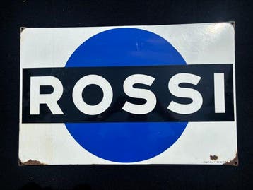 Emaillerie Foremail - Plaque émaillée ROSSI - Plaque