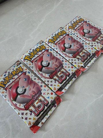 Pokémon Booster pack - 151 Booster Pack (4x) New - English .