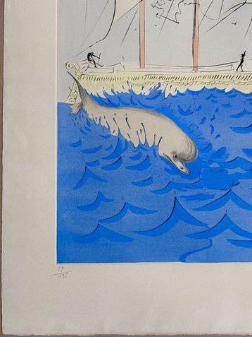 Salvador Dali (1904-1989) - Zebulun from Twelve Tribes of, Antiek en Kunst