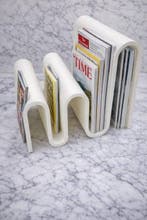 magazine rack - artigianale - Tijdschriftenhouder - zwaai -
