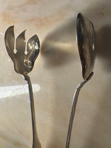Modello Bucellati - Aspergetang - .800 zilver - 1930-1940