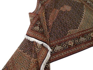 Tabriz Mahi met Zijde - Gereinigd - Vloerkleed - 300 cm -, Nieuw