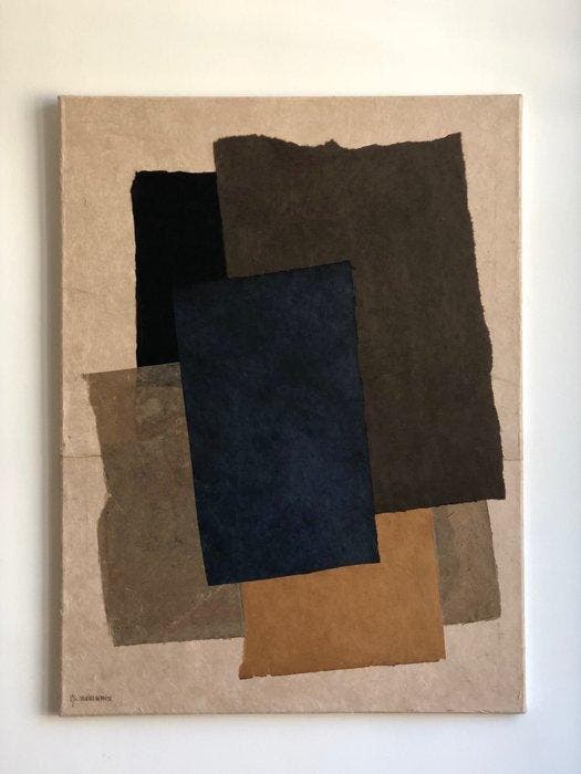 Valérie Bernier - RUE DE MIROMESNIL - L - 70x50cm, Antiquités & Art, Art | Peinture | Moderne
