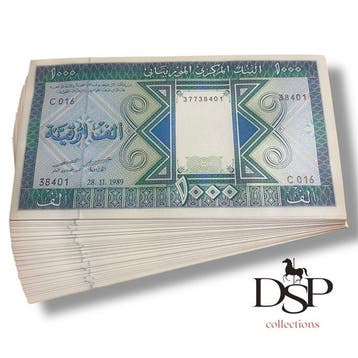 Mauritanië. - 100 x 1000 Ouguiya - 1989 - Pick 7a