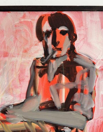 Marcus de Vestele (1941-2024) - Figure assise, Antiquités & Art, Art | Peinture | Moderne