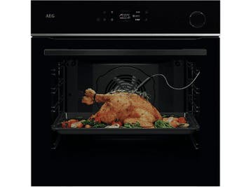AEG -   Oven - Inhoud 72 L Pyrolytisch - Zwart, Verzenden, Oven met grill
