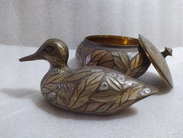 Decoratief ornament (2) - Decoratieve eend en