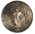 Nederland. Large Silver Medal Hague Society for the Defence