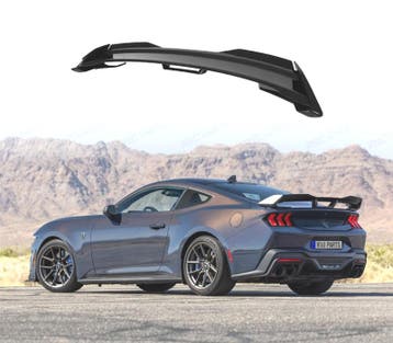 AILERON BECQUET FORD MUSTANG 24- NOIR BRILLANT LOOK DARK HOR, Verzenden, Nieuw