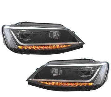 Phares Pour Volkswagen Vw Jetta Mk6 2011 2017 Drl Clignotant, Verzenden