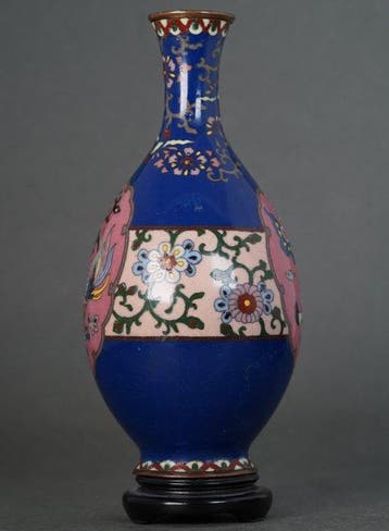 Meiji Period - Encensoir - Cloisonné - Vase Dragon et Phénix, Antiek en Kunst