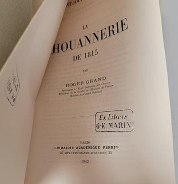 Roger Grand - La Chouannerie de 1815 / La Compagnie de Jéhu