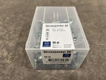 Veiling - 8x Ahlgrens spreidplug 6E ø12x32mm 50-pack, Doe-het-zelf en Bouw, Nieuw