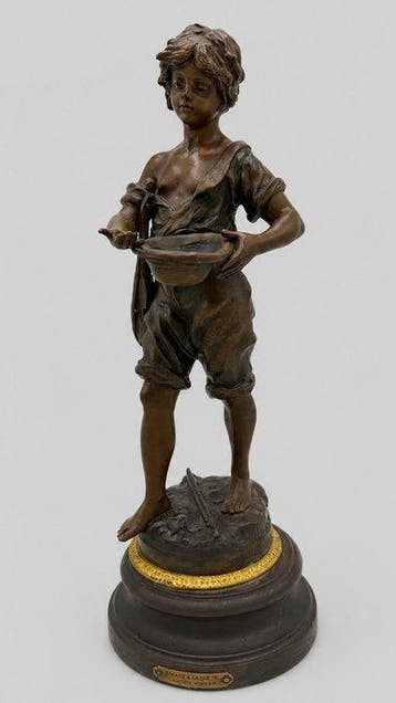 L & F Moreau - Sculpture, Bonne Recette - 40 cm - Bois,