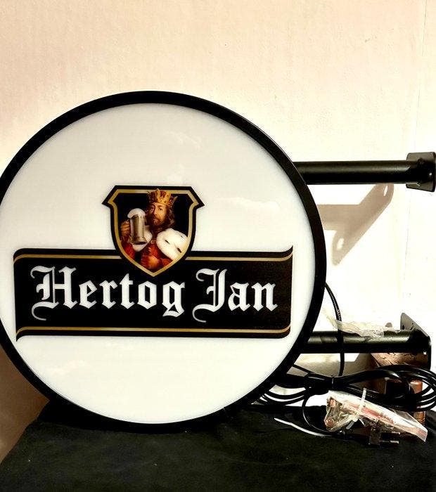 Met montage materiaal - No reserve-Dubbelzijdige Hertog Jan, Antiek en Kunst, Kunst | Designobjecten
