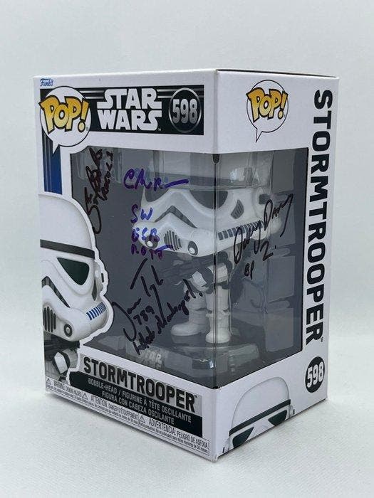 Star Wars - Signed by 4 (Stormtrooper), Verzamelen, Film en Tv