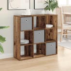 vidaXL Dressoir met lade Oudhout 88,5 x 29 x 84,5 cm, Verzenden