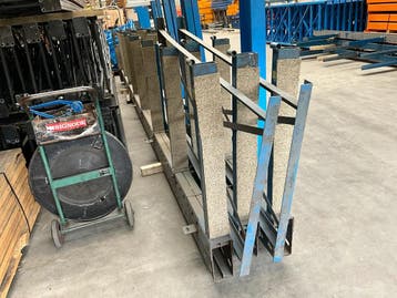 Draagarmstelling 630cm hoog - 3 staanders (Diverse), Ophalen of Verzenden